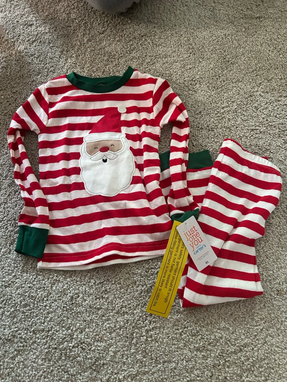 Carter's 4T Santa Pajama Set NWT